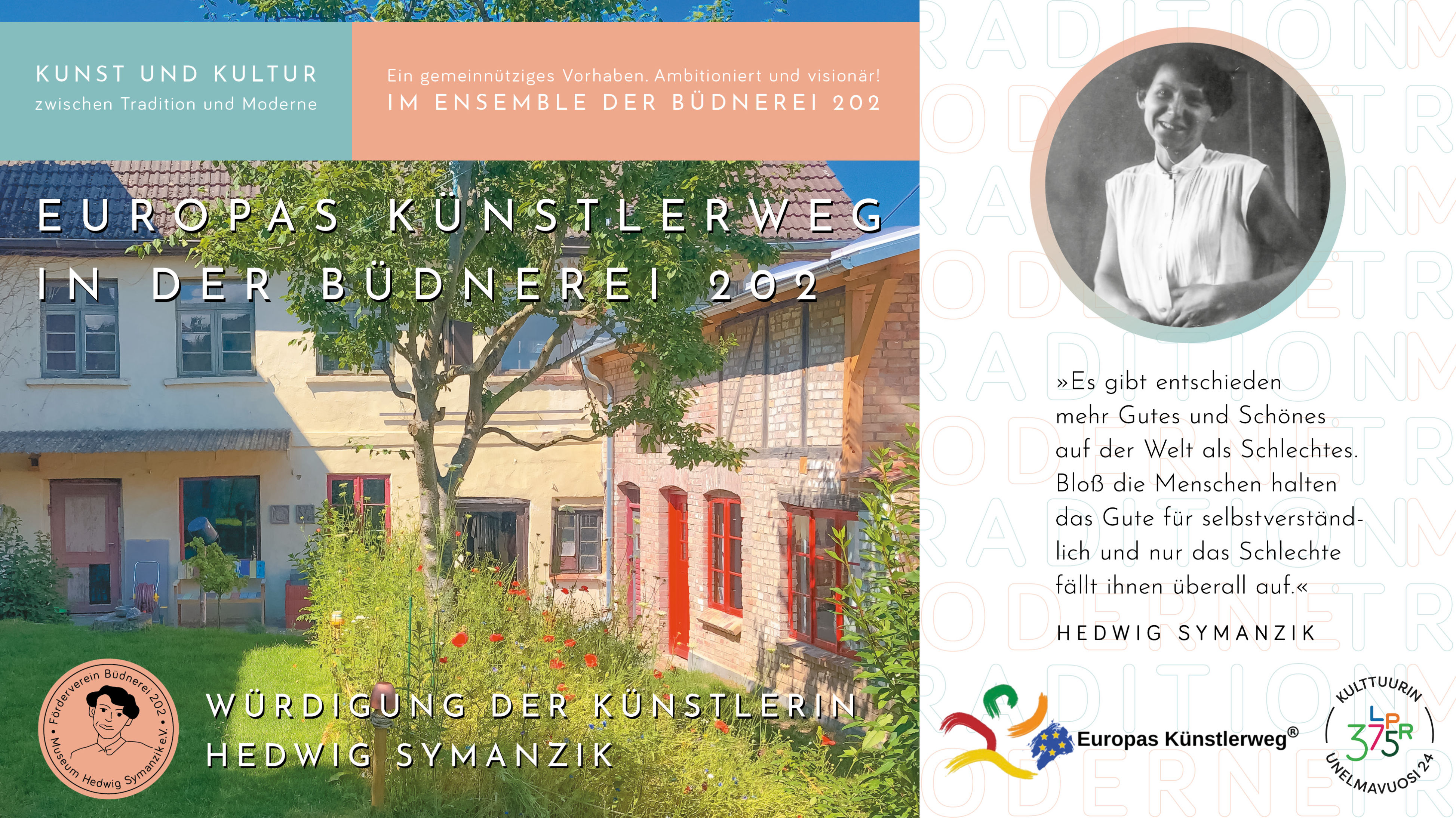 Europas Künstlerweg in der Büdnerei